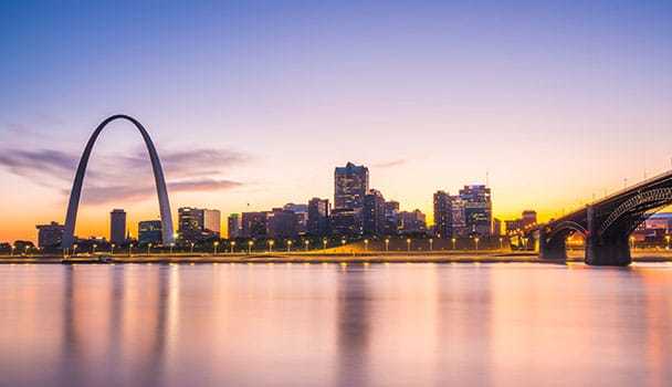St Louis, Missouri skyline
